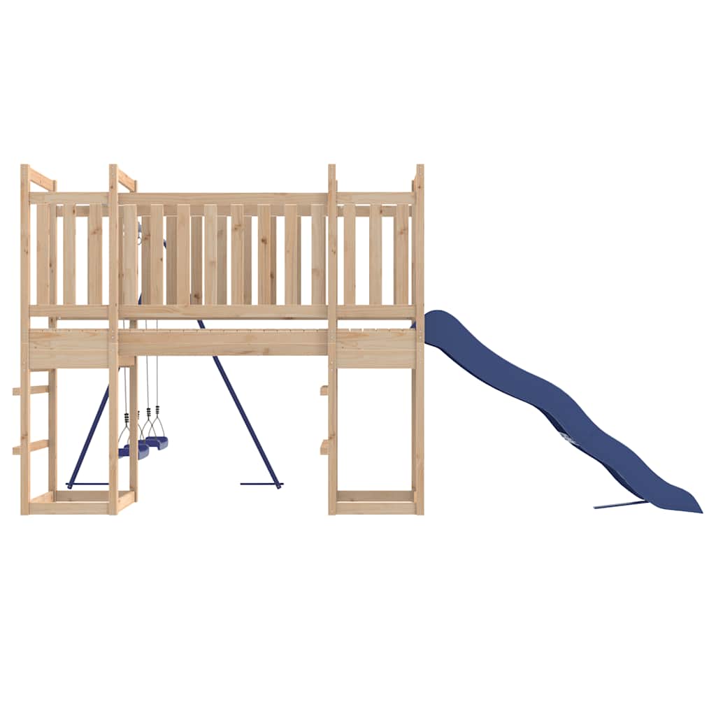 vidaXL Outdoor Playset Solid Wood Pine - Brown - 32967