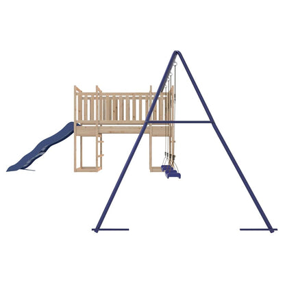 vidaXL Outdoor Playset Solid Wood Pine - Brown - 32967