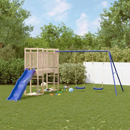 vidaXL Outdoor Playset Solid Wood Pine - Brown - 32967