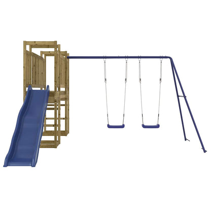 vidaXL Outdoor Playset Impregnated Wood Pine - Brown - 32974