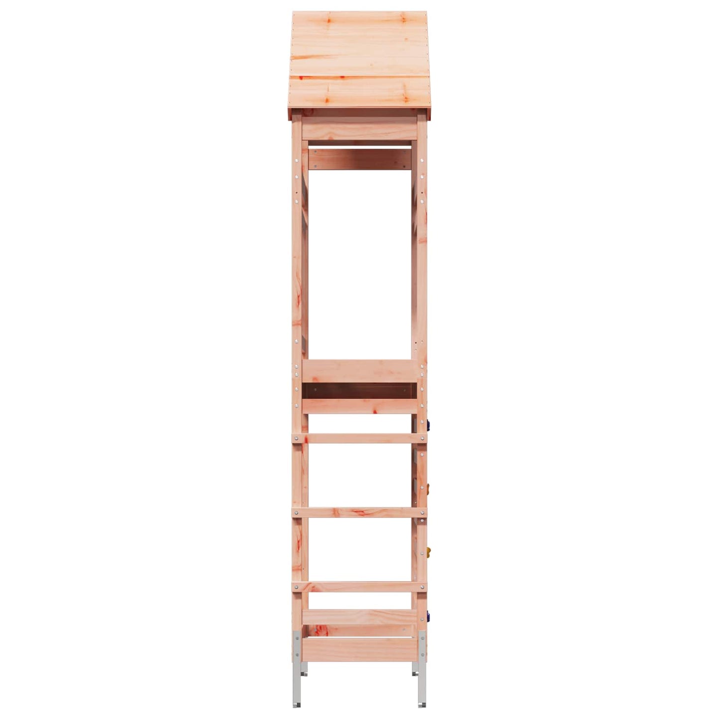 vidaXL Outdoor Play Tower Natural 53 x 85 x 264 cm Solid Douglas Wood - Brown