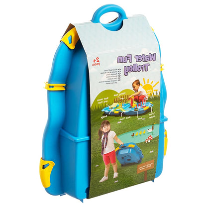 vidaXL Water Fun Trolley 51x21.5x66.5 cm Polypropylene - Blue