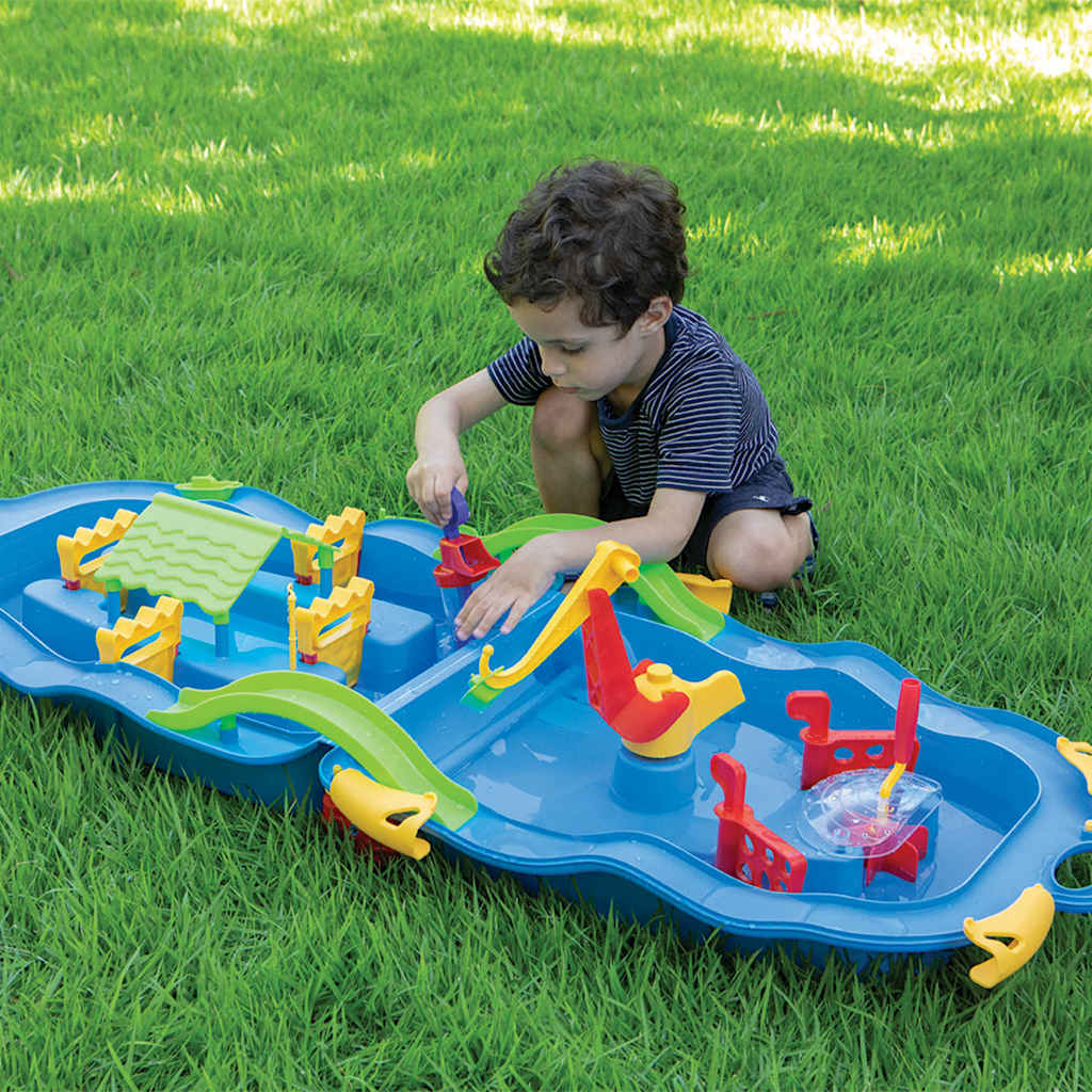 vidaXL Water Fun Trolley 51x21.5x66.5 cm Polypropylene - Blue