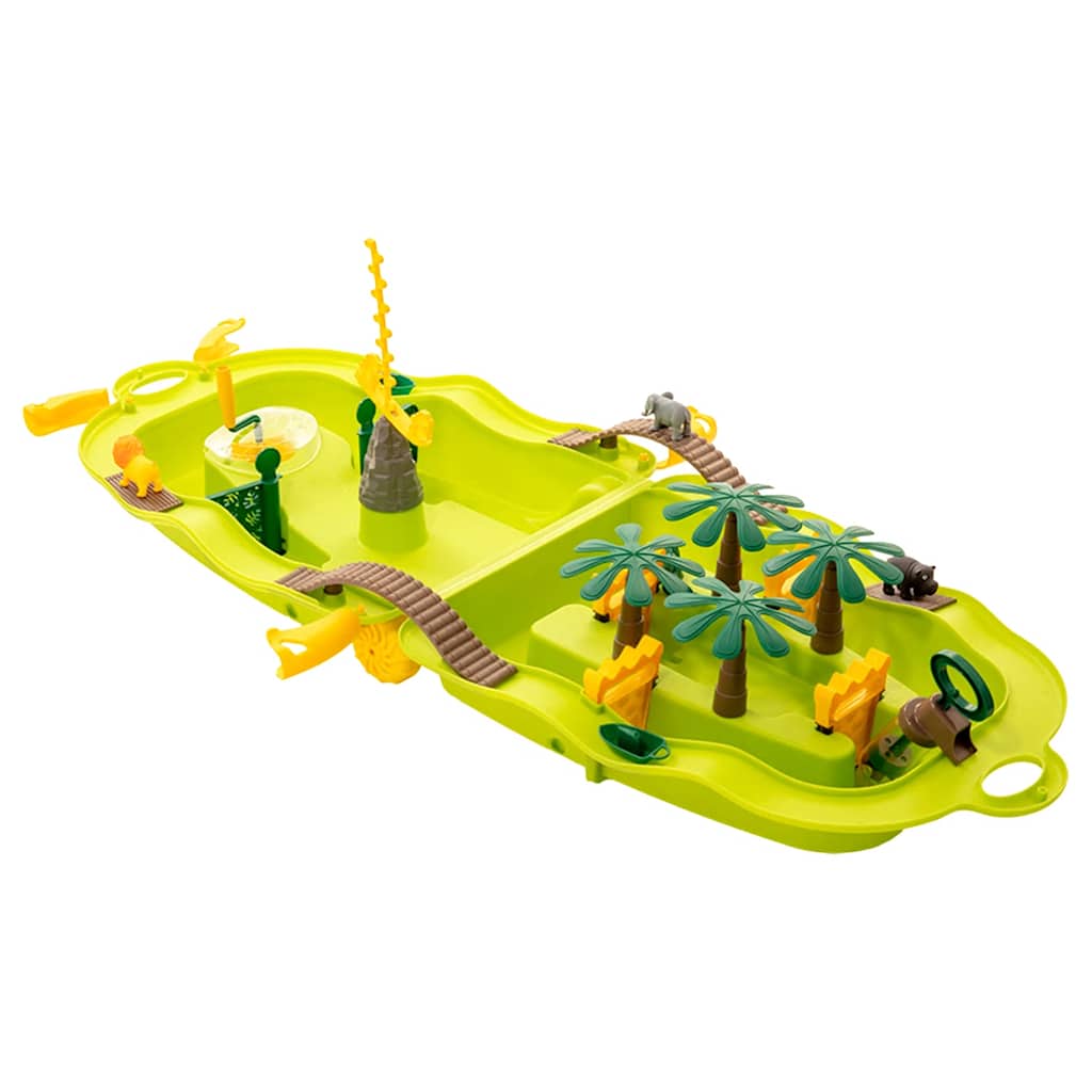 vidaXL Water Fun Trolley Jungle 51x21.5x66.5 cm Polypropylene - Green