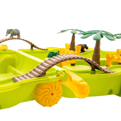 vidaXL Water Fun Trolley Jungle 51x21.5x66.5 cm Polypropylene - Green