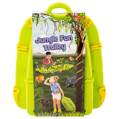 vidaXL Water Fun Trolley Jungle 51x21.5x66.5 cm Polypropylene - Green