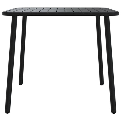 vidaXL Garden Table Anthracite 80x80x71 cm Steel