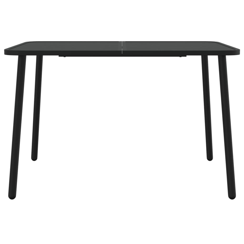 vidaXL Garden Table Anthracite 110x80x71 cm Steel