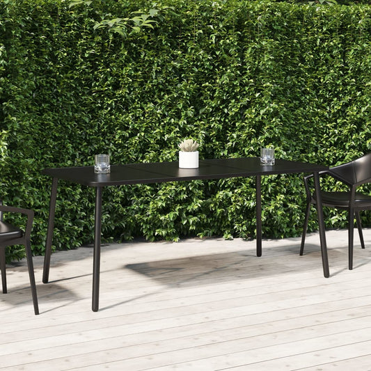 vidaXL Garden Table Anthracite 165x80x71 cm Steel