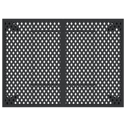 vidaXL Garden Table Anthracite 110x80x72 cm Steel