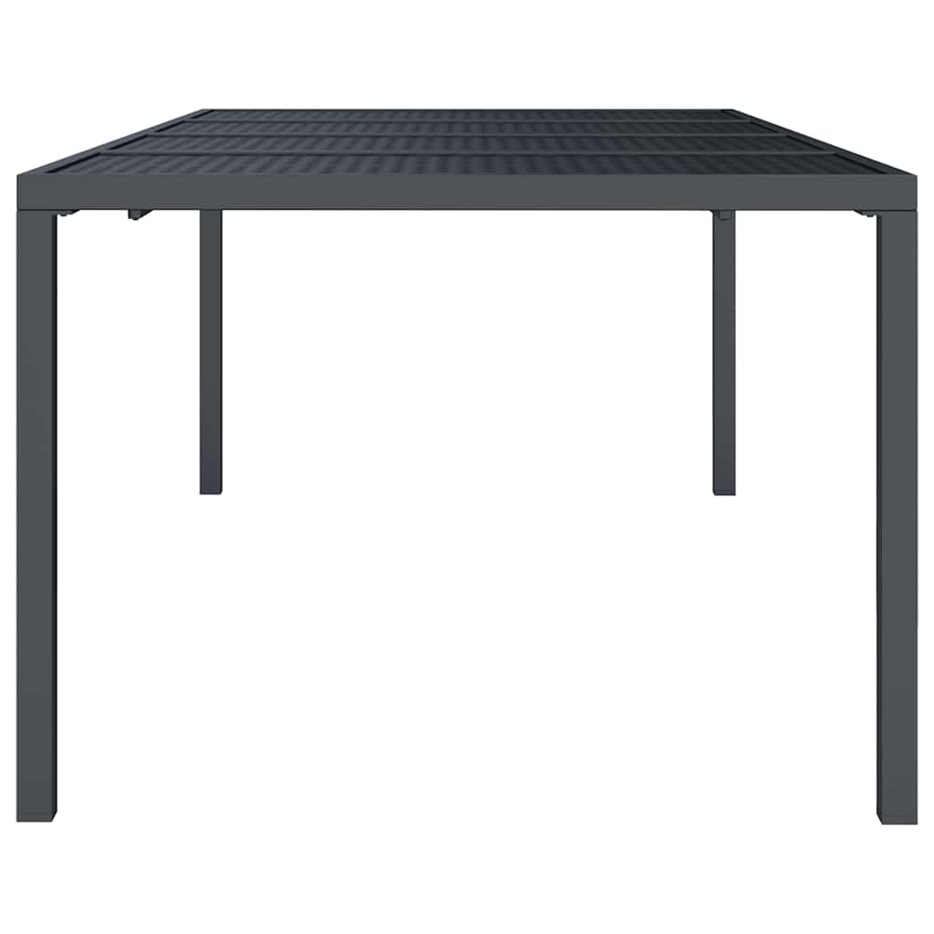 vidaXL Garden Table Anthracite 200x100x72 cm Steel