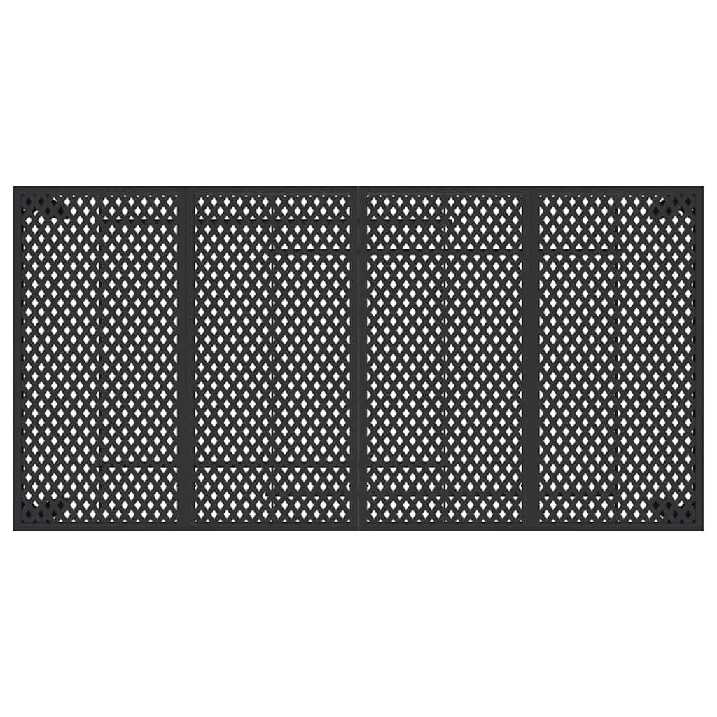 vidaXL Garden Table Anthracite 200x100x72 cm Steel
