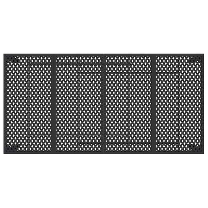 vidaXL Garden Table Anthracite 200x100x72 cm Steel