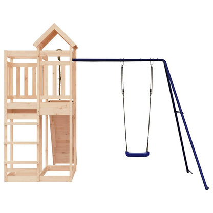 vidaXL Outdoor Playset Solid Wood Pine - Brown - 32990