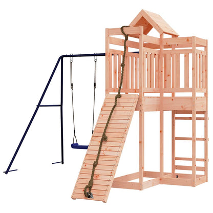 vidaXL Outdoor Playset Solid Wood Douglas - Brown - 33001
