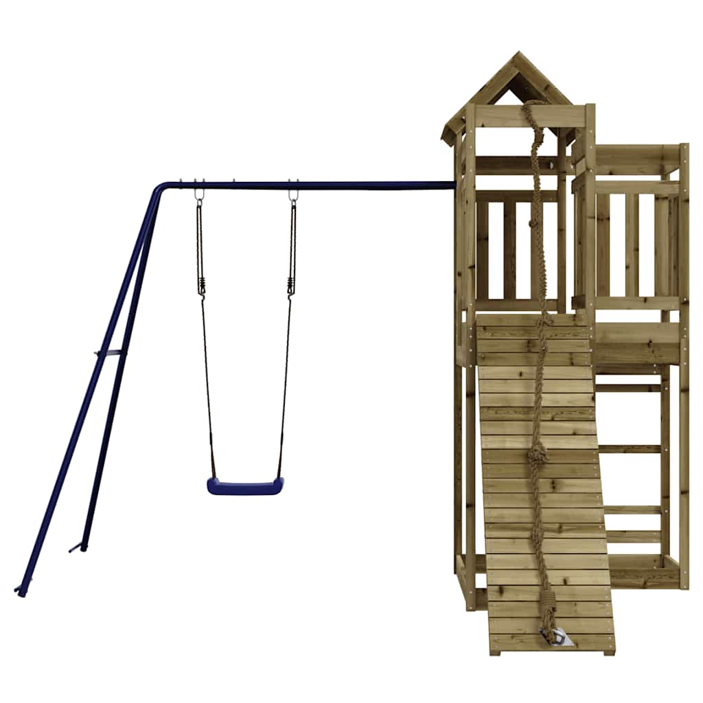 vidaXL Outdoor Playset Impregnated Wood Pine - Brown - 33002