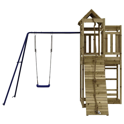 vidaXL Outdoor Playset Impregnated Wood Pine - Brown - 33002