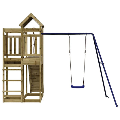 vidaXL Outdoor Playset Impregnated Wood Pine - Brown - 33002