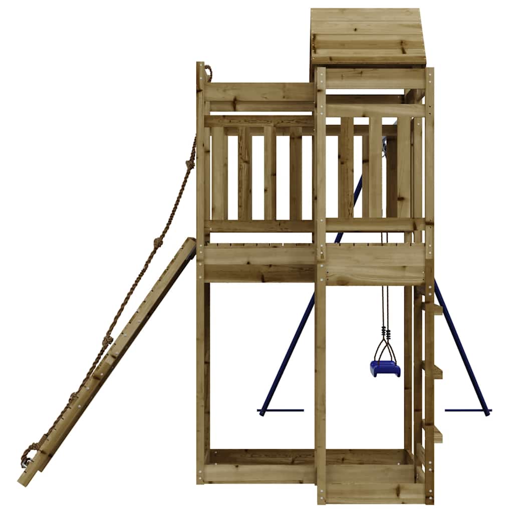 vidaXL Outdoor Playset Impregnated Wood Pine - Brown - 33002