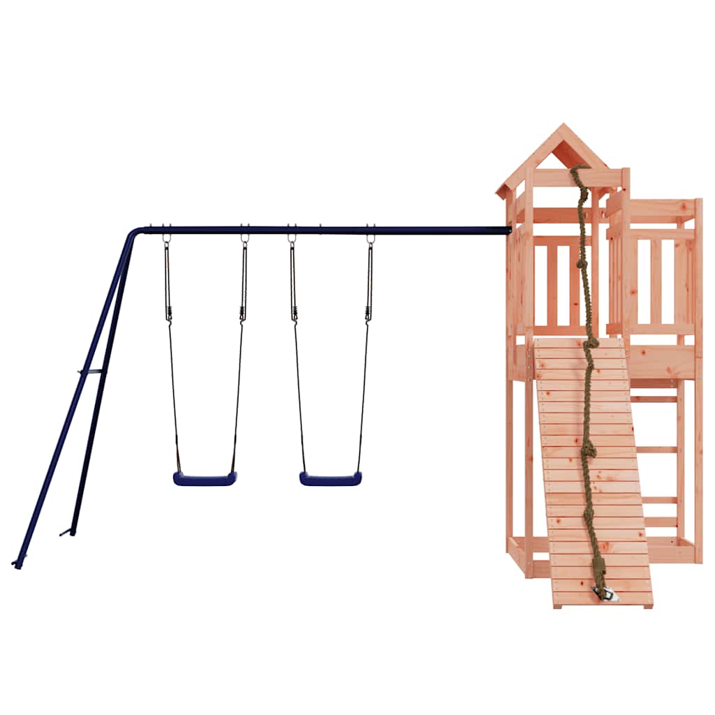 vidaXL Outdoor Playset Solid Wood Douglas - Brown - 33005