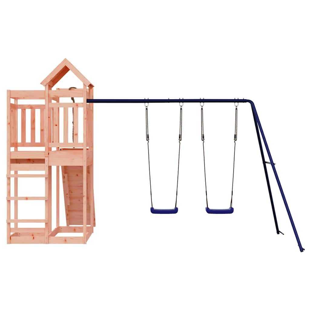vidaXL Outdoor Playset Solid Wood Douglas - Brown - 33005