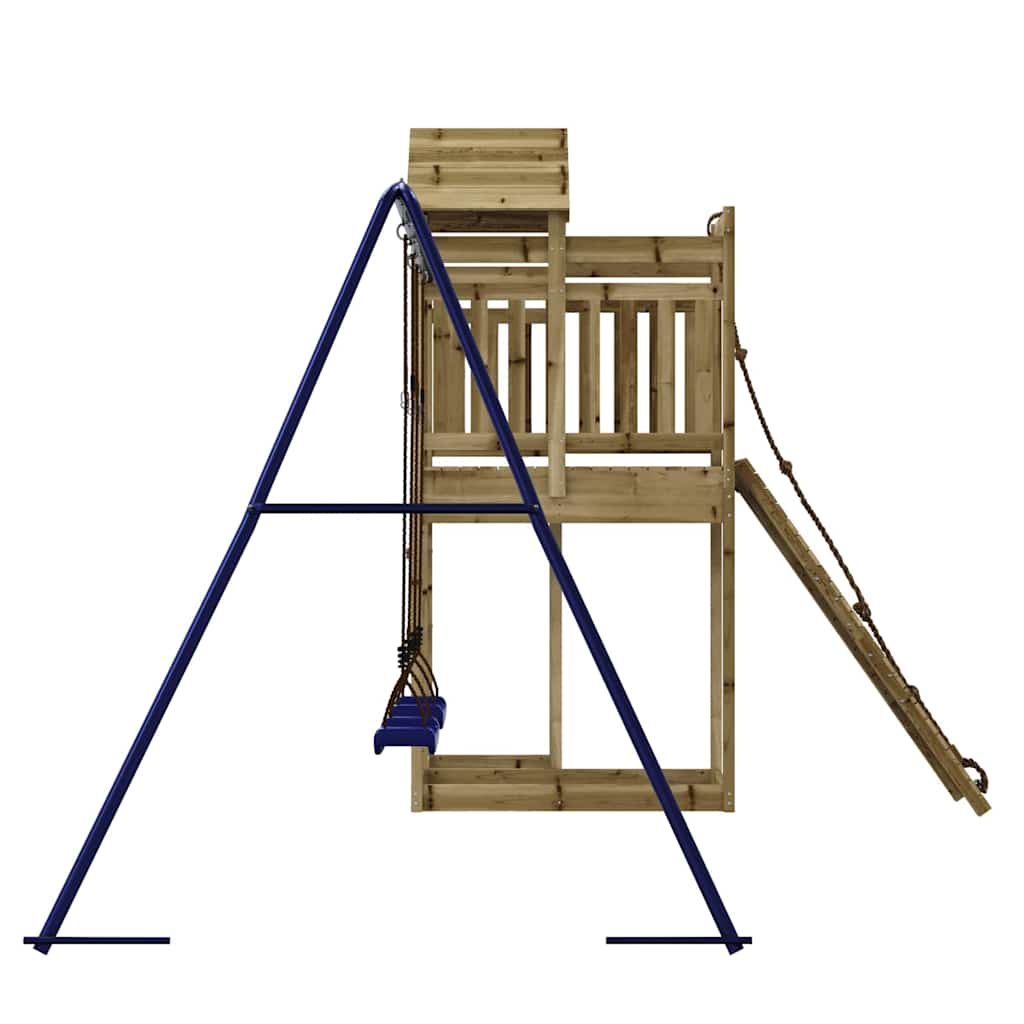 vidaXL Outdoor Playset Impregnated Wood Pine - Brown - 33006