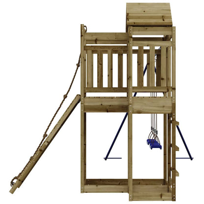 vidaXL Outdoor Playset Impregnated Wood Pine - Brown - 33006