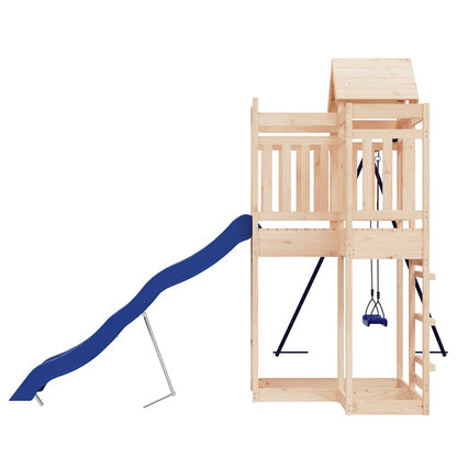 vidaXL Outdoor Playset Solid Wood Pine - Brown - 33011