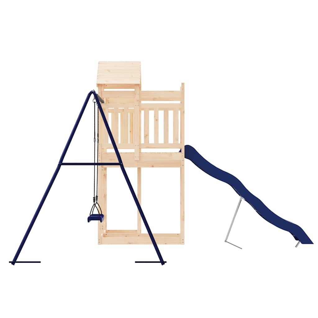 vidaXL Outdoor Playset Solid Wood Pine - Brown - 33011