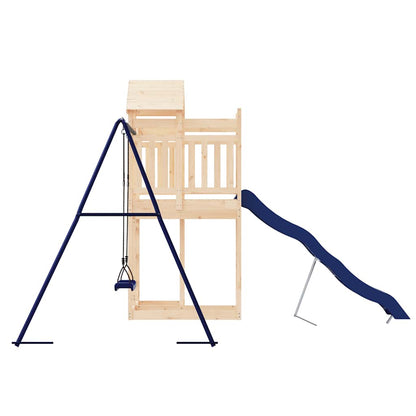 vidaXL Outdoor Playset Solid Wood Pine - Brown - 33011
