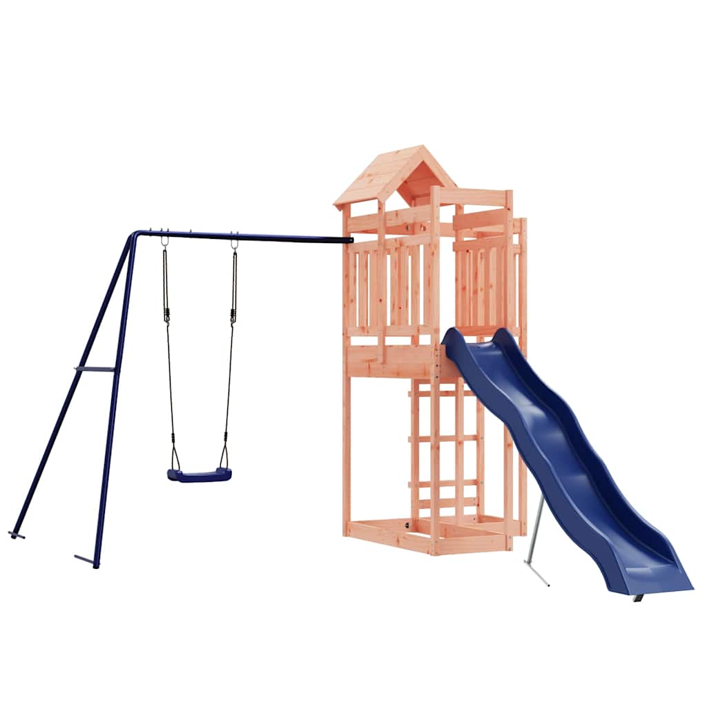 vidaXL Outdoor Playset Solid Wood Douglas - Brown - 33013
