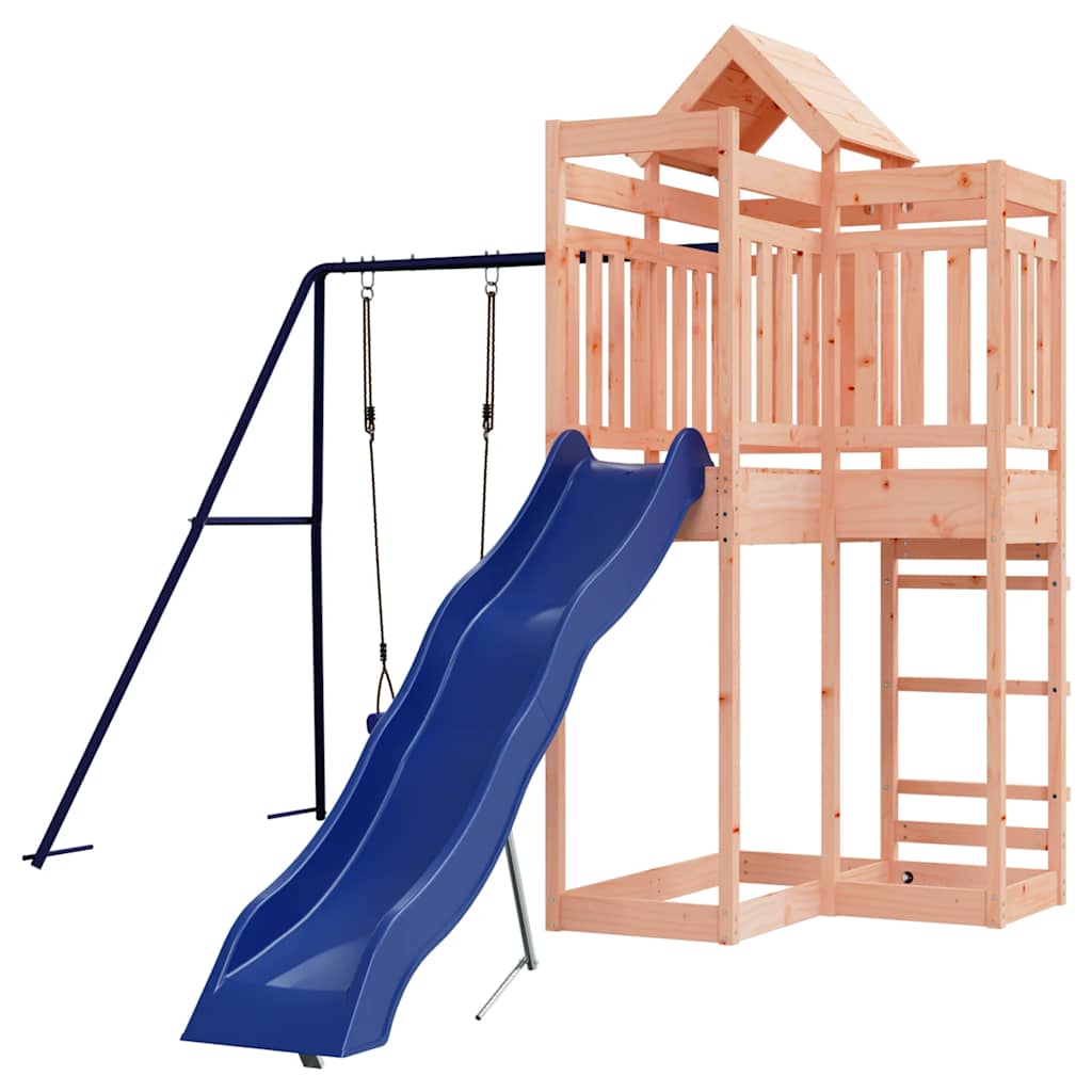 vidaXL Outdoor Playset Solid Wood Douglas - Brown - 33013