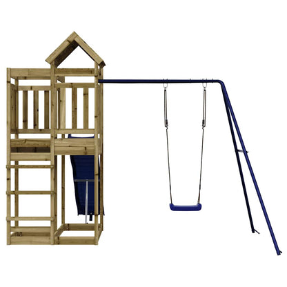 vidaXL Outdoor Playset Impregnated Wood Pine - Brown - 33022