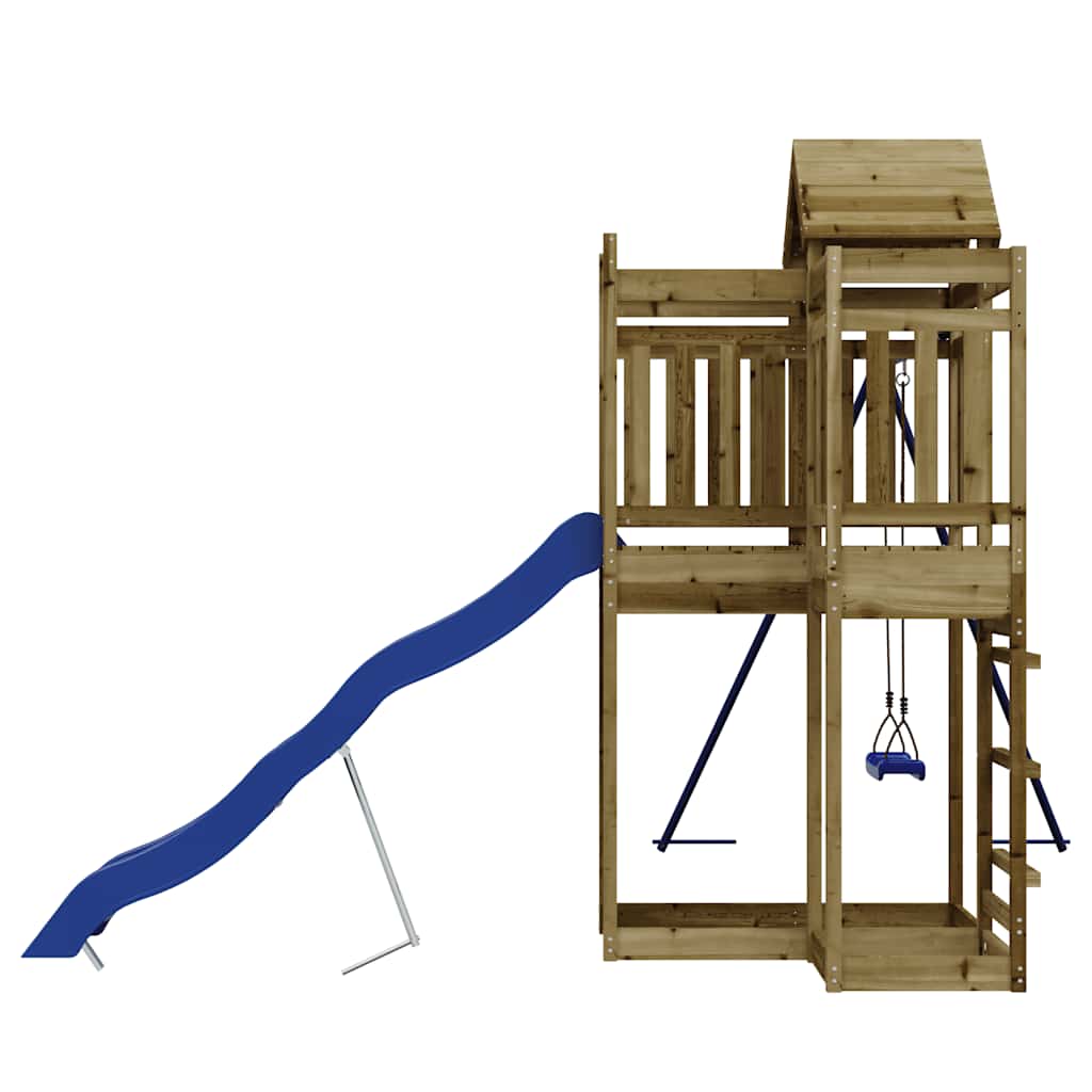 vidaXL Outdoor Playset Impregnated Wood Pine - Brown - 33022