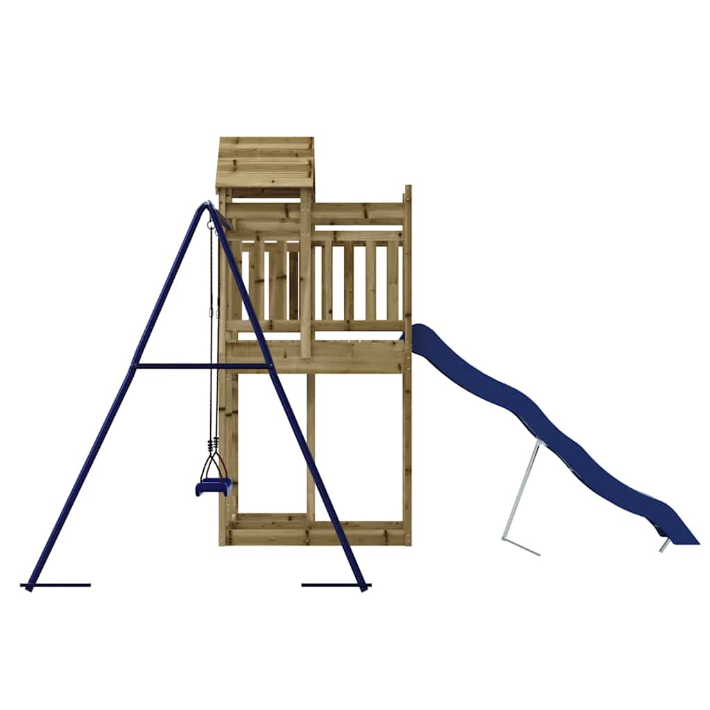 vidaXL Outdoor Playset Impregnated Wood Pine - Brown - 33022