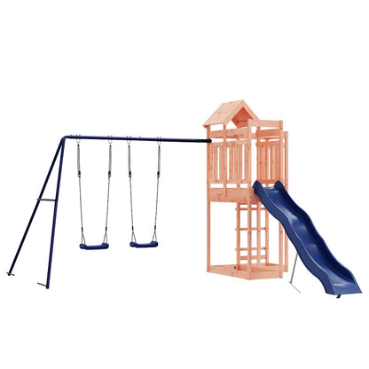 vidaXL Outdoor Playset Solid Wood Douglas - Brown - 33034