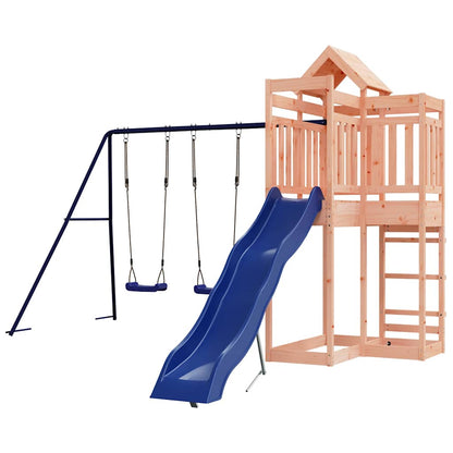 vidaXL Outdoor Playset Solid Wood Douglas - Brown - 33034