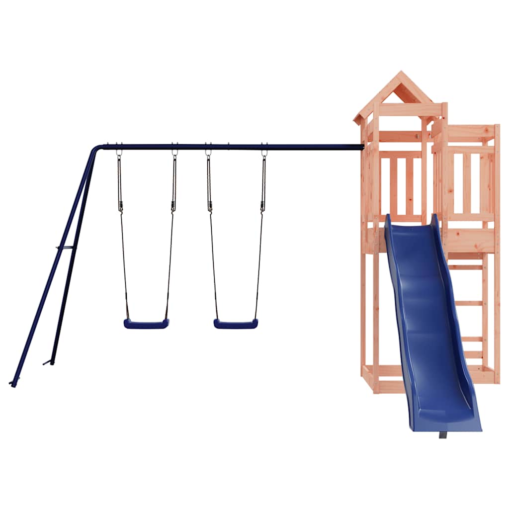 vidaXL Outdoor Playset Solid Wood Douglas - Brown - 33034