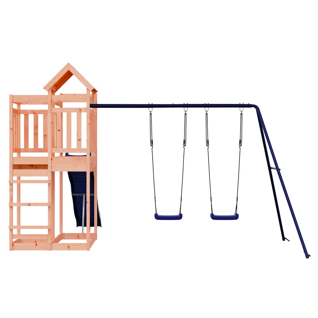 vidaXL Outdoor Playset Solid Wood Douglas - Brown - 33034