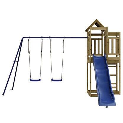 vidaXL Outdoor Playset Impregnated Wood Pine - Brown - 33035