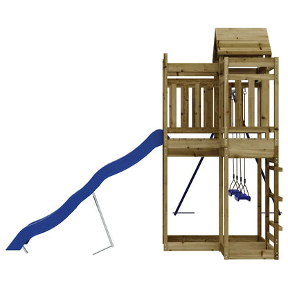 vidaXL Outdoor Playset Impregnated Wood Pine - Brown - 33035