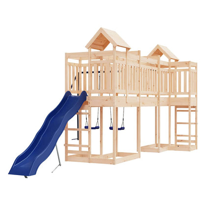 vidaXL Outdoor Playset Solid Wood Pine - Brown - 33038