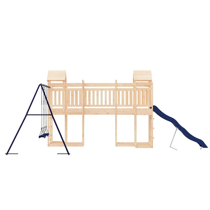 vidaXL Outdoor Playset Solid Wood Pine - Brown - 33038