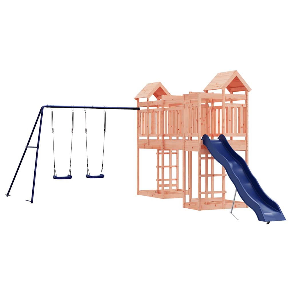 vidaXL Outdoor Playset Solid Wood Douglas - Brown - 33041
