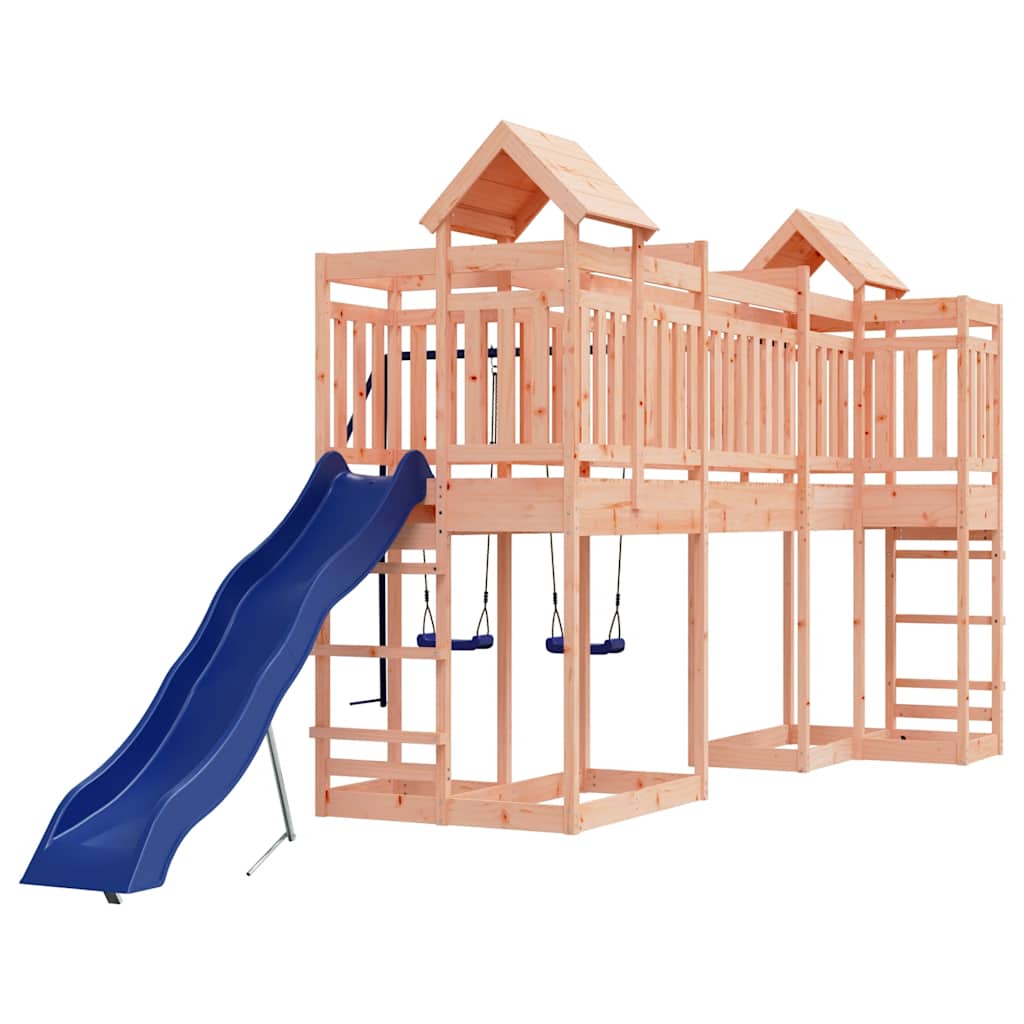 vidaXL Outdoor Playset Solid Wood Douglas - Brown - 33041