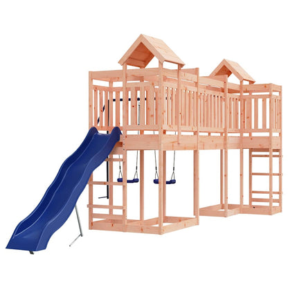vidaXL Outdoor Playset Solid Wood Douglas - Brown - 33041