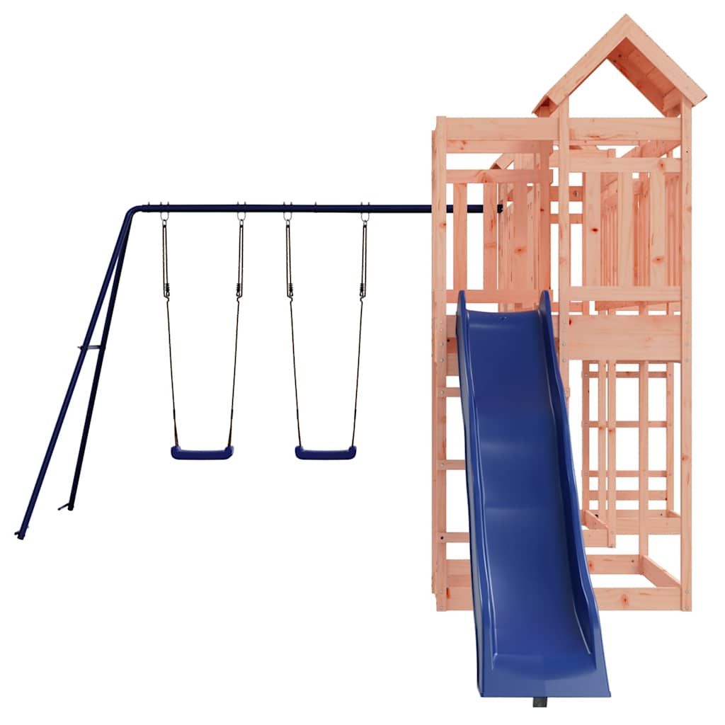 vidaXL Outdoor Playset Solid Wood Douglas - Brown - 33041