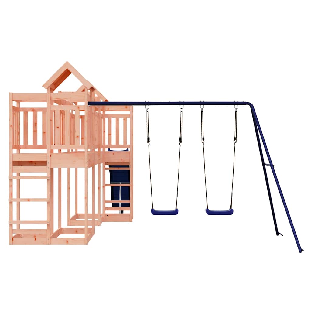 vidaXL Outdoor Playset Solid Wood Douglas - Brown - 33041