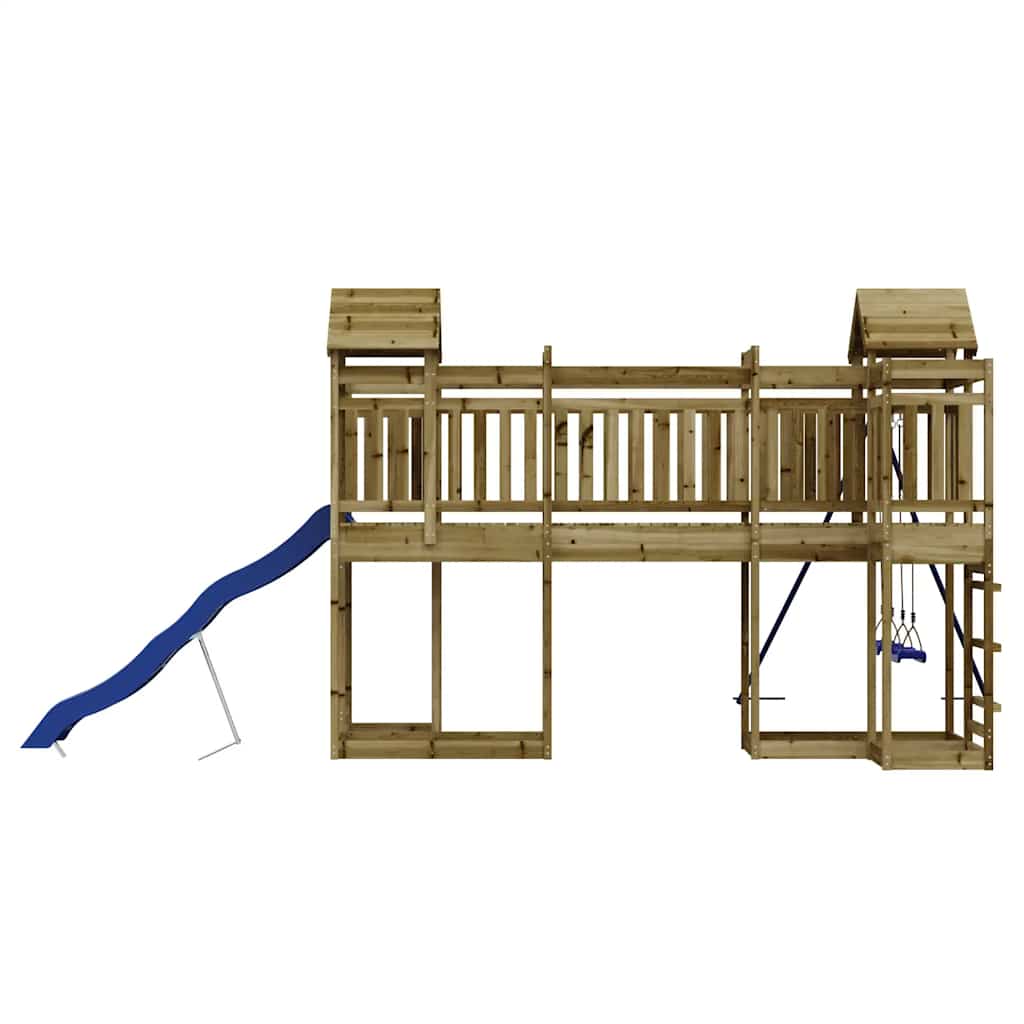 vidaXL Outdoor Playset Impregnated Wood Pine - Brown - 33052