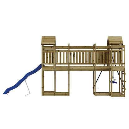vidaXL Outdoor Playset Impregnated Wood Pine - Brown - 33052